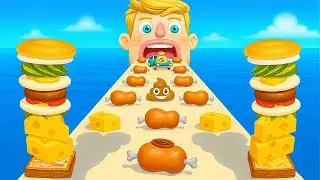 Sandwich Runner - SpeedRun All Levels Gameplay Walkthrough Android,ios New Update E10