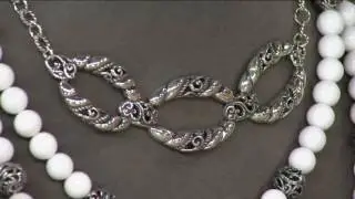 Carolyn Pollack Sterling Silver Signature Bead & Gemstone Necklace on QVC