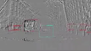 Event camera based object detection from my master thesis