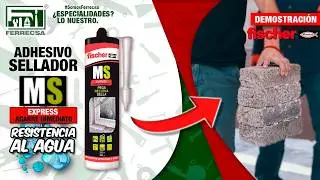 Adhesivo Sellante MS Express🔴FISCHER | DEMOSTRACI&Oacute;N