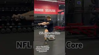 NFL Lineman Core Stability #nfl #nfltraining #football #footballtraining #coretraining #abs