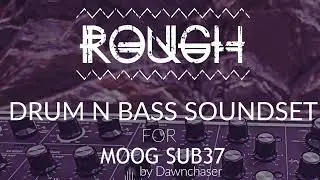 Rough Drum n Bass Soundset for Moog Sub 37 - Jump Up/Liquid/Atmospheric DnB Patches 2025