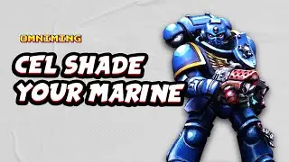 Cel Shading Space Marine: Paint Your Space Marine Miniature!