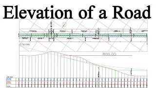 Elevation Calculation of  road