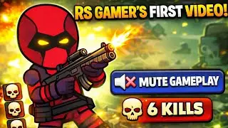 NO MIC 🔇6 KILLS 👿| RS Gamer's First Mini Militia Gameplay