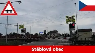 Železničn&iacute; přejezd St&eacute;blov&aacute; obec - 1.8.2024