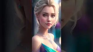 princess wearing rainbow dress👸#beauty#beautiful#princess#disney#ai#modern#rainbow#dress#ytshorts