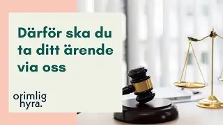 Varf&ouml;r ska man anv&auml;nda orimlig hyras tj&auml;nst och inte g&ouml;ra det sj&auml;lv?