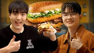 살면서 한 번도 안 먹어 본 행운버거 먹방! 🌟대상혁 광고 보자마자 맥도날드로 달려갔습니다