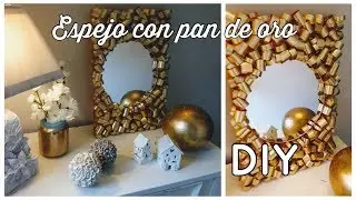 Espejo  con pan de oro DIY ¡¡¡ Precioso¡¡¡