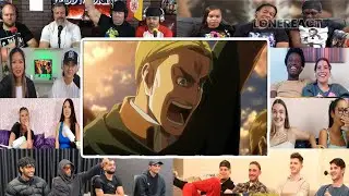 Erwin expedition Send-off Scene - Attack on Titan S3 Ep12 | Reaction Mashup