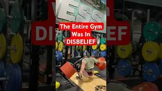 Nearly CATASTROPHIC FAIL Squatting FLOP Bar #fitness #gym