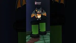 Indian Flying Fox Animation #adoptme #halloween #adoptmeroblox #animations