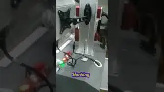 Auto focus machine testing video #fst #machine #fiberlasercutting #selling