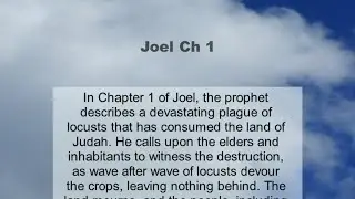 Joel Chapter 1 summary and read together