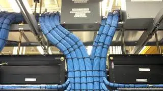 Telecom Room - Amazing Cat6 Shaping/Termination