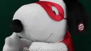 Hallmark Exclusive Valentines Day Techno Plush 2010 Kissing Bandit Snoopy - Peanuts Gang