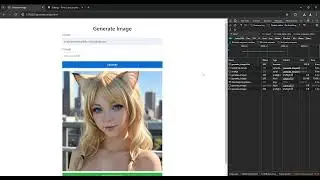 I made a Custom Image Generator in python/html