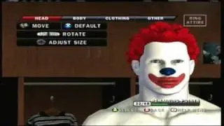 SweetCAWs How to make Ronald Mcdonlad in SvR 2010