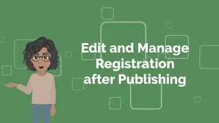 Edit Webex Events Registration after Publishing
