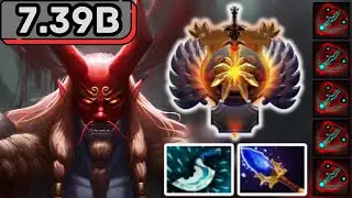 NEW PATCH 7.39b - IMMORTAL GRIMSTROKE Hard Support Gameplay - Dota 2 Support