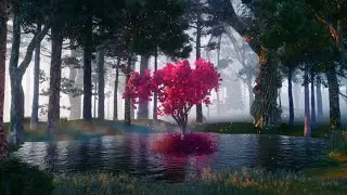 Beautiful Relaxing Instrumental Music With 4K Motion Graphic Nature Scenes - 'Magical Forest'