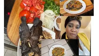 Cuisiner avec moi 2 Recettes de sauce gombo au poisson salé et poisson fume