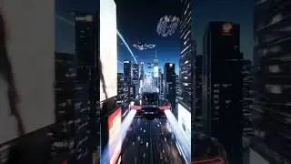Car flying #viral #dream #car#city #subscribe #technology