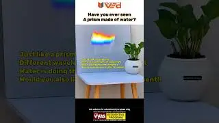 Prism Made of Water?! Physics at Work #shorts #viral #science