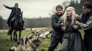 LA ENCONTRARON VIVIENDO ENTRE LOBOS… SIN SABER QUE EL LAIRD TERMINARÍA AMÁNDOLA 🤍🐺🏴