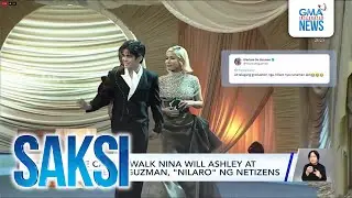 Blue carpet walk nina Will Ashley at Klarisse De Guzman, 