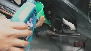 Yamaha Mio Fino engine oil change and gear oil change