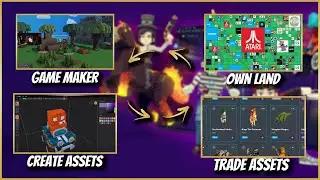 THE SANDBOX - GAME MAKER, VOX EDIT, MARKETPLACE, LANDS WALKTHROUGH