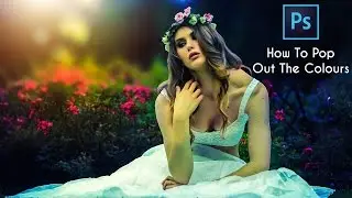 Photoshop cc Tutorial : Outdoor Portrait Edit (Girl) Colors Pop with Photoshop (Blur Background)