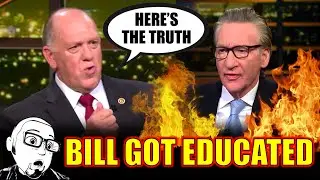 Bill Maher FACT CHECKED By Tom Homan So Bad Maher Says Thank You! (Full interview)