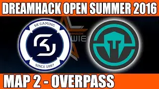 Sk Gaming vs Immortals | Bo3 Map 2 (Overpass) DreamHack Open Summer 2016 (19th June 2016)