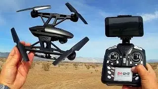 JXD 509W Altitude Hold FPV Drone Flight Test Review