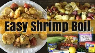 Easy Baked Shrimp Boil / Sheet Pan Dinner Idea