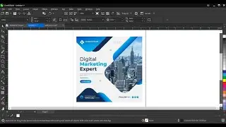 How to Create Digital Marketing Ad Post Design in Coreldraw | Coreldraw tutorial - EFFA GRAPHICS