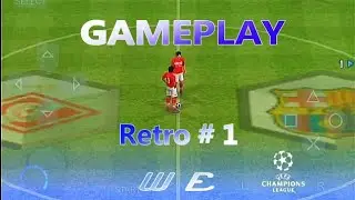 WINNING ELEVEN 13 GAMEPLAY 1/ BARCELONA CHAMPION LEAGUE PPSSPP #winningeleven #gameplays #pesppsspp