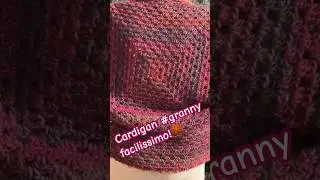 Cardigan #granny super facile e superveloce #uncinettoscana #granny #cardigan #crochet