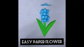 EASY PAPER FLOWER | FUN WITH DIY CRAFTS AND DRAWINGS