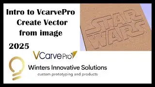 Intro to VcarvePro - Convert an image to a vector #vcarvepro #engrave