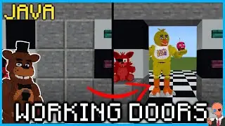 How to Build FNAF 1 Doors in Minecraft 1.19+ // Minecraft FNAF How to Build