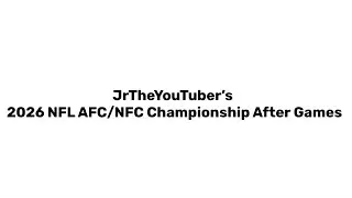 JTY&rsquo;s 2026 AFC/NFC Championship After Games
