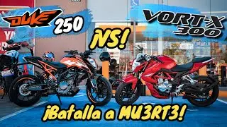 ¿Cuál es MEJOR? 🔥DUKE 250 vs VORT X 300😳| Aguacate Motovlogs 🥑