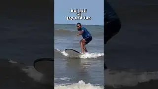 Your first surf lesson in Goa can be like 🏄🏻&zwj;♂️ #shorts #surfing #surflessons #goa