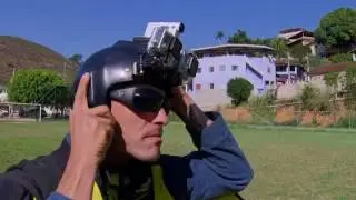 Exclusivo : Fernando Brito faz seu ultimo v&ocirc;o de wingsuit antes de morrer