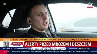 Uwaga ślisko na południu Polski. Alerty przed mrozem i deszczem. Raport Wiadomości
