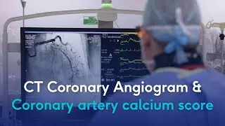 CT coronary angiogram and coronary artery calcium score